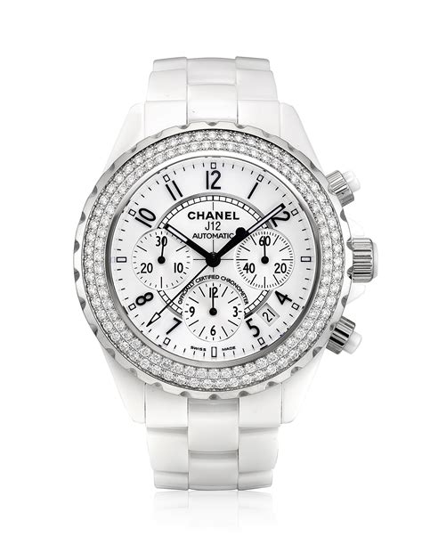 chanel white watch price|Chanel j12 white with diamonds.